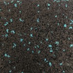 Activ Flooring 30mm Fleck - Black Tile with blue fleck 50cm x 50cm x 30mm