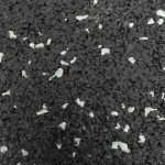 Activ Flooring 15mm Fleck - Black Tile with grey fleck 50cm x 50cm x 15mm