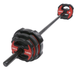 Ignite V2 Urethane Studio Barbell Set  - Red Black