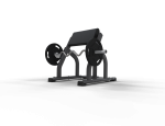SEATED PREACHER CURL BENCH GREY