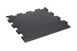 Activ Interlocking Flooring - Black Interlocking Edge Tile 100cm x 100cm x 20 mm