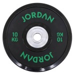 10kg Urethane Competition Plate - Black with Green text