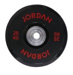 25kg Urethane Competition Plate - Black with Red text