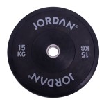 HG Black Rubber Bumper Plate 15kg
