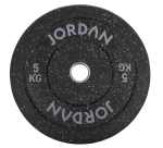 HG Fleck Coloured Rubber Bumper Plate 5kg - Grey
