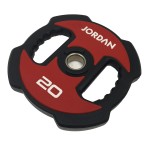 20kg Jordan Ignite V2 Urethane Olympic Discs (red/black)