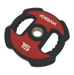15kg Jordan Ignite V2 Urethane Olympic Discs (red/black)