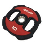 10kg Jordan Ignite V2 Urethane Olympic Discs (red/black)