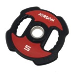 5kg Jordan Ignite V2 Urethane Olympic Discs (red/black)