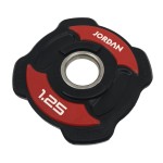 1.25kg Jordan Ignite V2 Urethane Olympic Discs (red/black)