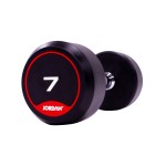 7kg Rubber Dumbbells with solid ends (pairs)