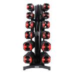 12 x Ignite V2 Urethane Studio Barbell sets and black rack
