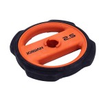 2.5kg Ignite Urethane Pump X Studio barbell plate - Orange/Black
