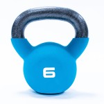 6kg Teal Neoprene Covered Kettlebell