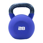 28kg Purple Neoprene Covered Kettlebell