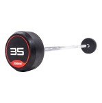 35kg Classic Rubber Barbell with straight bar