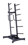 Studio Barbell Rack  - holds up to 12 sets, Grey