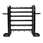 Studio Barbell Rack - holds up to 30 sets, Black