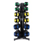 12 x Ignite V2 Urethane Studio Barbell sets and black rack - Colour coded
