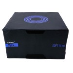 18" Soft Plyo box (light grey/orange)