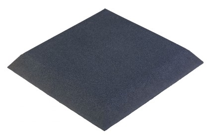 Activ Flooring 15mm Fleck - Black Corner with grey fleck 50cm x 50cm x 15mm
