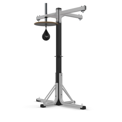 Ultimate 4 station boxing frame - 3 bag arms and speedball platform (punchbags not included)