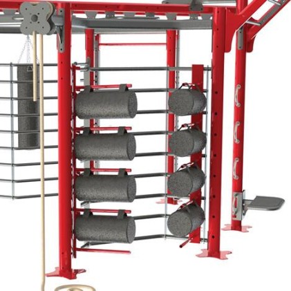 Ignite Rig - Full Length Monkey Bar Run, Pull Up Bar, PunchBag Fixing Point, Side Ladders x 2