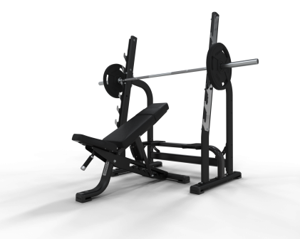 OLYMPIC ADJUSTABLE MULTI  BENCH BLACK