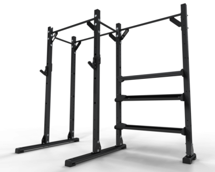 Ultimate Strength Half Rack With Functional Storage