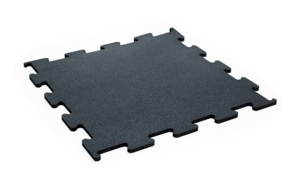 Activ Interlocking Flooring - Black Interlocking Tile 100cm x 100cm x 15mm