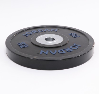 20kg Urethane Competition Plate - Black with Blue text