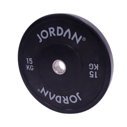 HG Black Rubber Bumper Plate 15kg