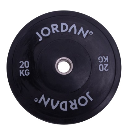 HG Black Rubber Bumper Plate 20kg