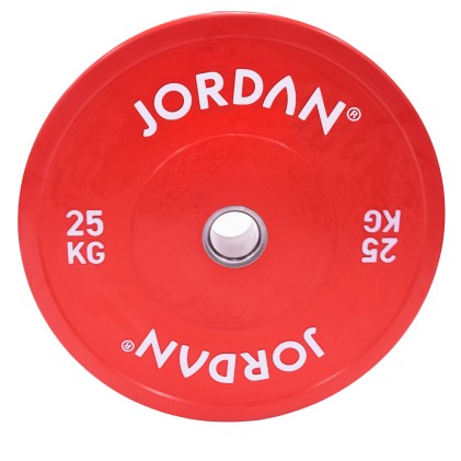 HG Coloured Rubber Bumper Plate 25kg - Red