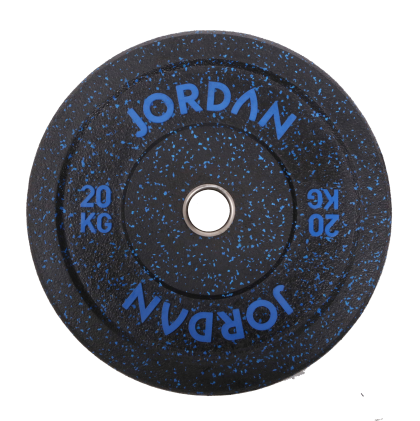 HG Fleck Coloured Rubber Bumper Plate 20kg - Blue