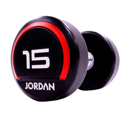 15kg Urethane dumbbells (pair)