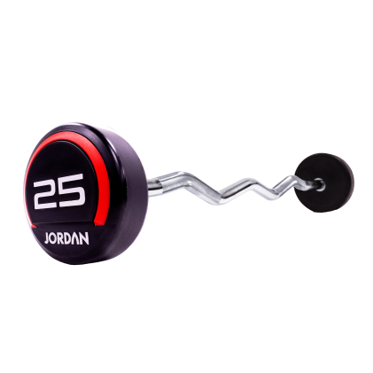 35kg Urethane Barbell with curl bar