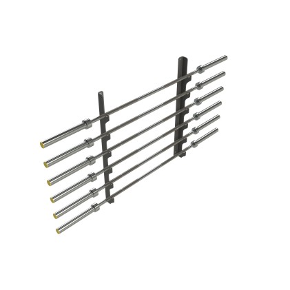 Wall Mounted Bar Rack, Black