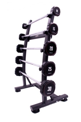 Barbell rack, holds 5 bars, Black