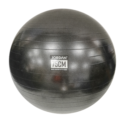 75cm Jordan Commercial Fit Ball (Black) boxed with pump