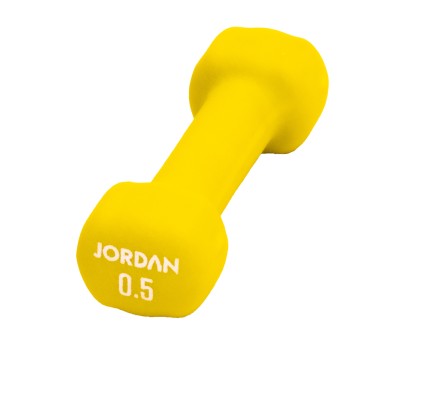 0.5kg Pair Yellow Jordan Ignite Studio Dumbbells