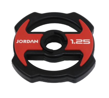1.25kg Ignite V2 Urethane Studio barbell plate - Red/Black