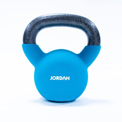 6kg Teal Neoprene Covered Kettlebell