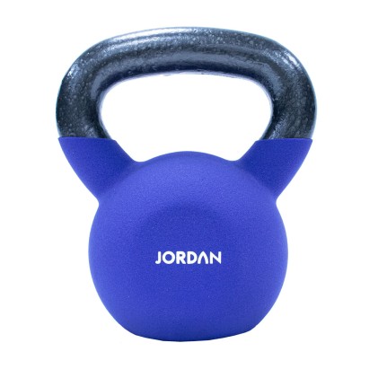 12kg Purple Neoprene Covered Kettlebell