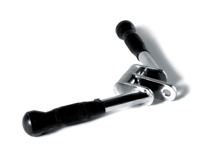 Pivoting pressdown bar