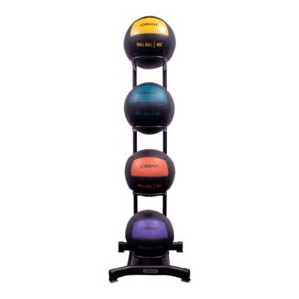 Oversized medicine ball rack, holds 4 oversized med balls, Grey