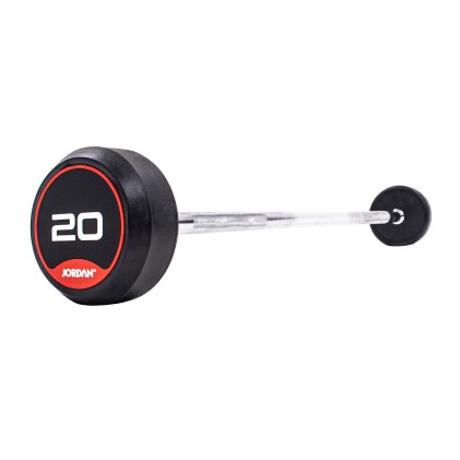20kg Classic Rubber Barbell with straight bar