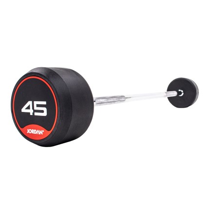45kg Classic Rubber Barbell with straight bar
