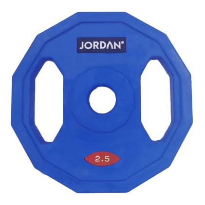 2.5kg Classic Rubber Studio Barbell Plate - Blue
