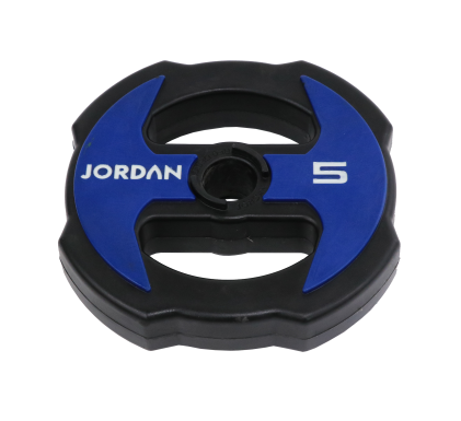 5kg Ignite V2 Urethane Studio barbell plate - Blue/Black